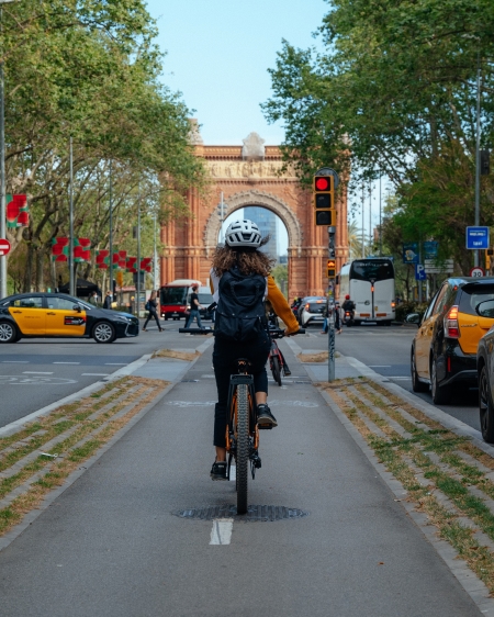 Barcelona - Andar de bicicleta na cidade