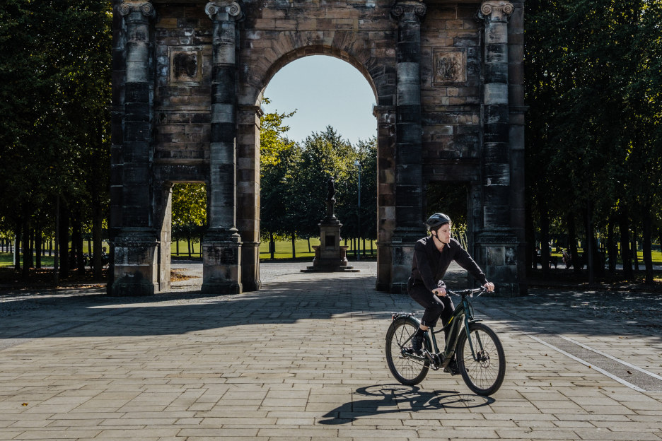 Glasgow - Andar de bicicleta na cidade